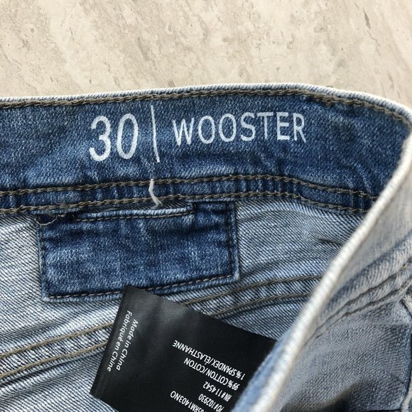 Blank NYC Men's Wooster Distressed Shorts Slim Fit Size 30 NEW - Picture 3 of 6